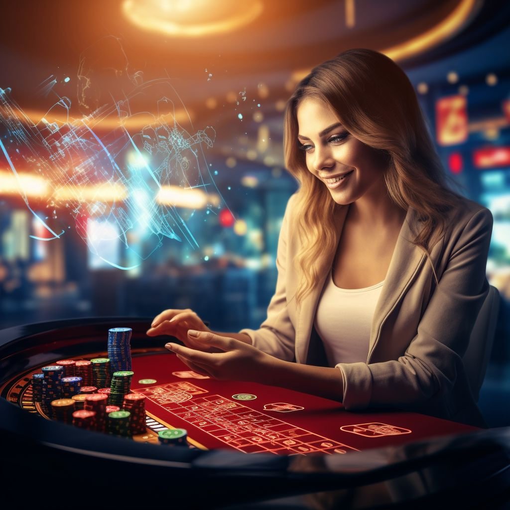 YOM77 တွင် Baccarat နှင့် Live Casino ဂိမ်းများ ကစားနေသောမြင်ကွင်း